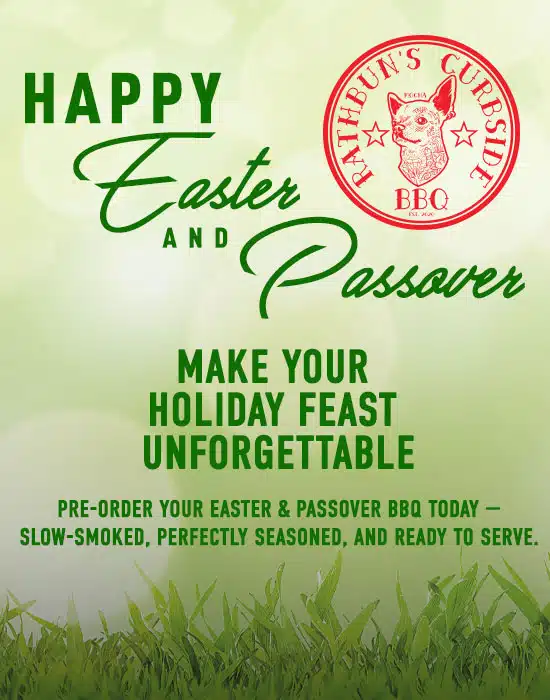 Easter & Passover - Rathbun's Curbside BBQ