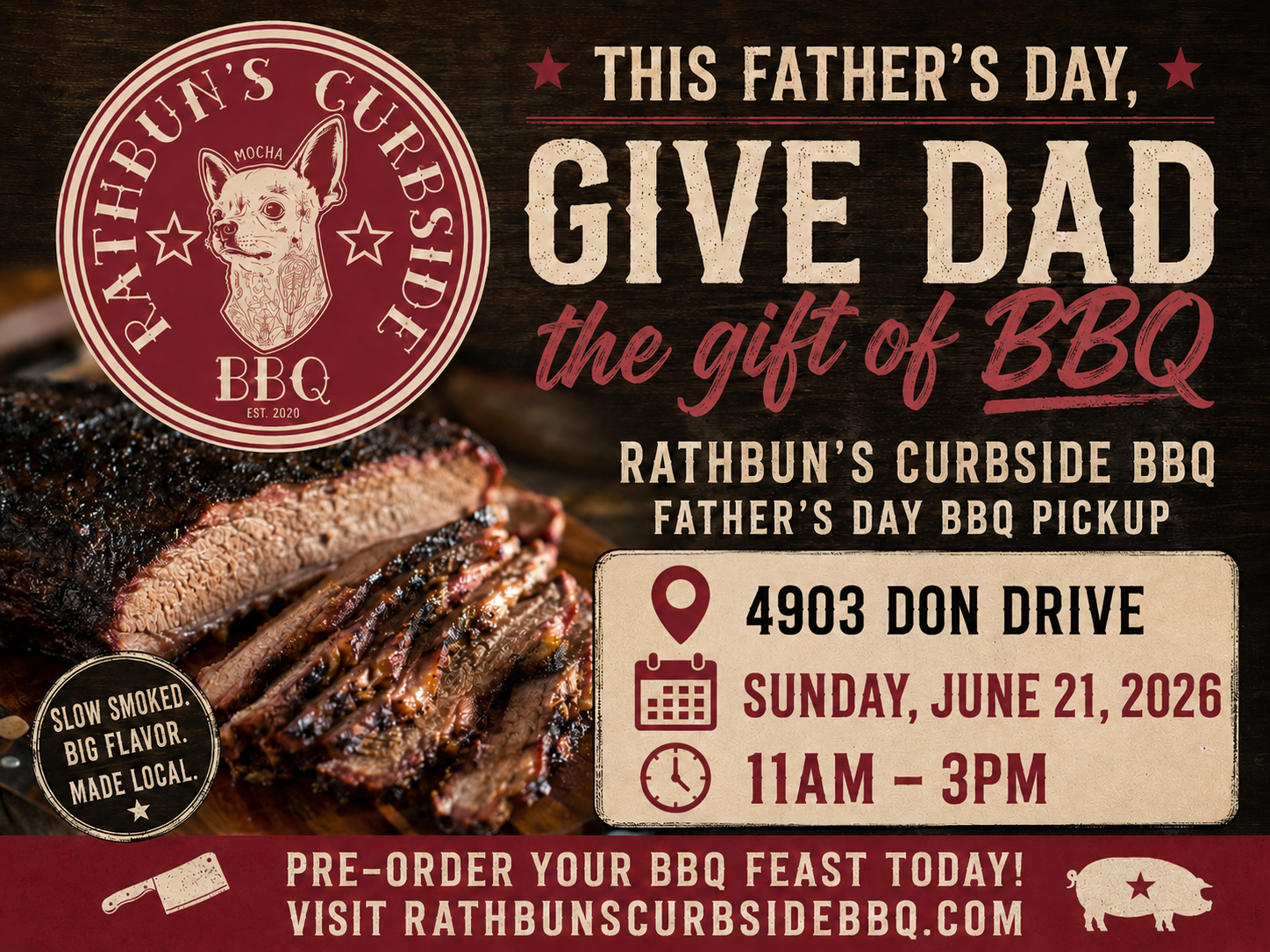 2026 FATHER'S DAY - Rathbun's Curbside BBQ